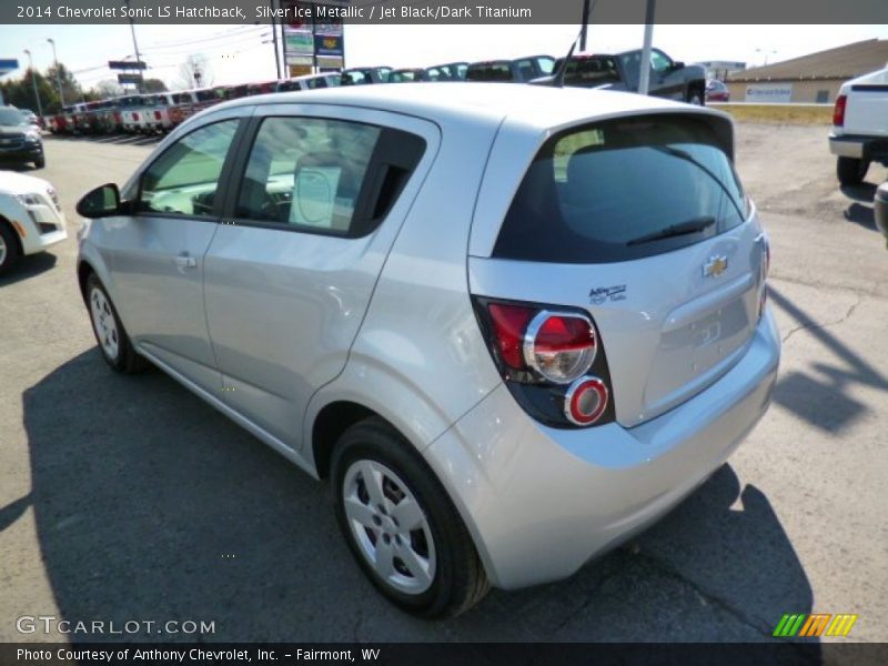 Silver Ice Metallic / Jet Black/Dark Titanium 2014 Chevrolet Sonic LS Hatchback