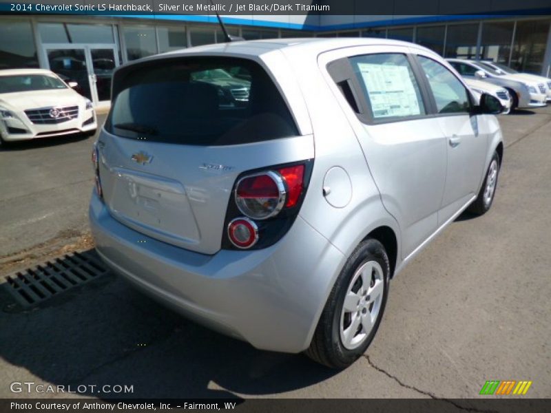 Silver Ice Metallic / Jet Black/Dark Titanium 2014 Chevrolet Sonic LS Hatchback