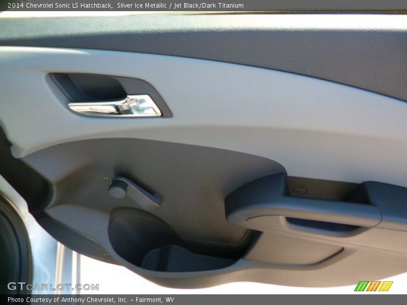 Silver Ice Metallic / Jet Black/Dark Titanium 2014 Chevrolet Sonic LS Hatchback