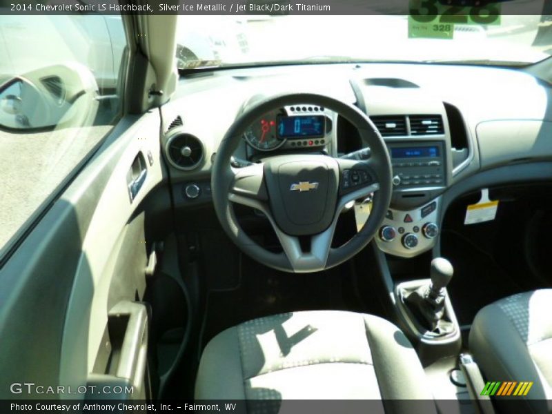 Silver Ice Metallic / Jet Black/Dark Titanium 2014 Chevrolet Sonic LS Hatchback