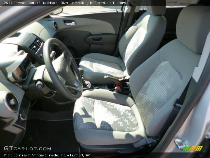 Silver Ice Metallic / Jet Black/Dark Titanium 2014 Chevrolet Sonic LS Hatchback