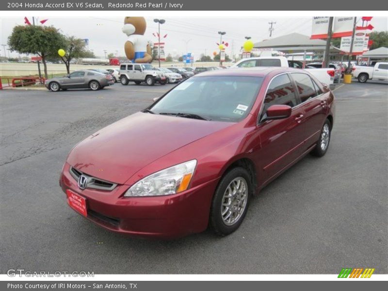 Redondo Red Pearl / Ivory 2004 Honda Accord EX V6 Sedan