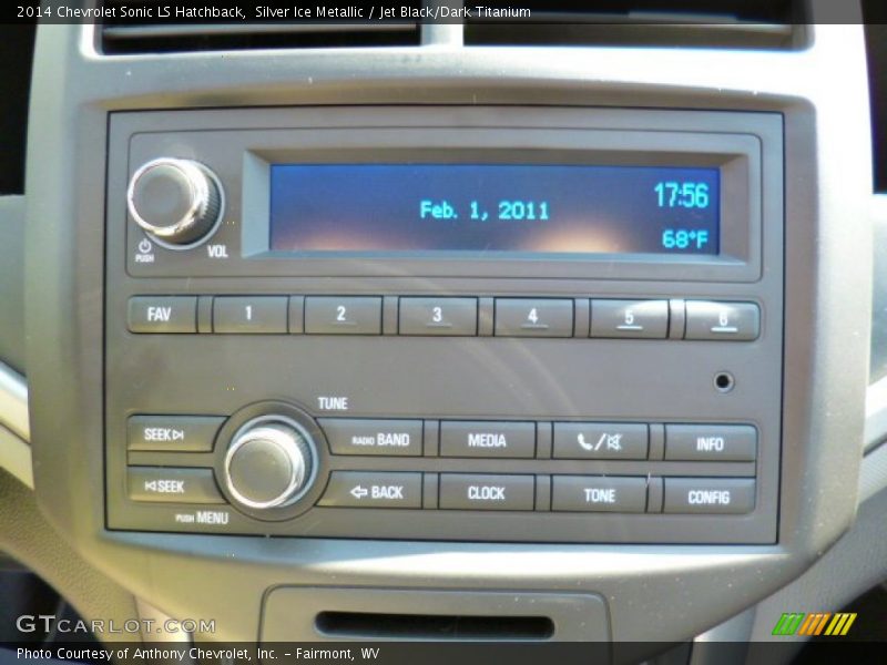 Silver Ice Metallic / Jet Black/Dark Titanium 2014 Chevrolet Sonic LS Hatchback