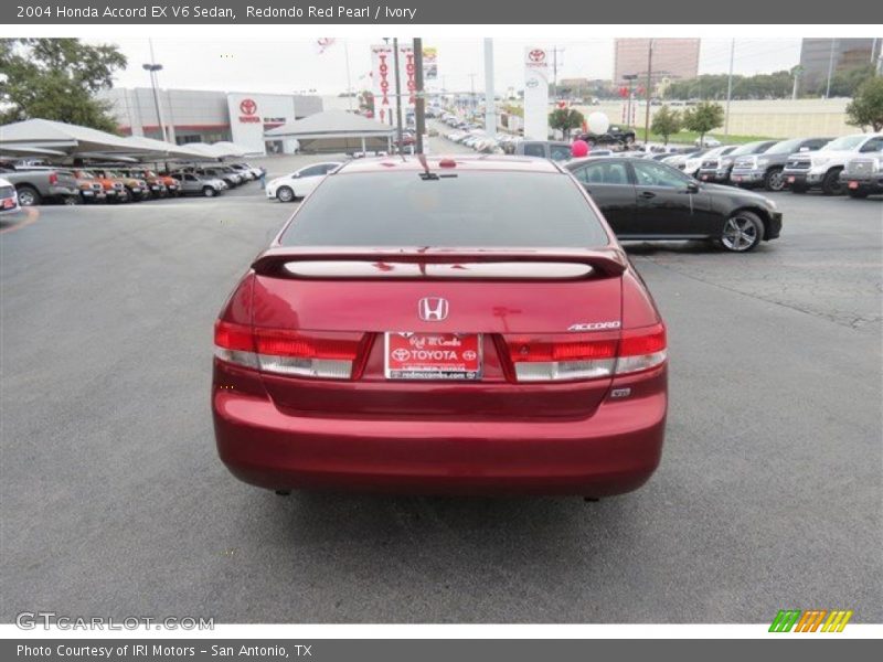 Redondo Red Pearl / Ivory 2004 Honda Accord EX V6 Sedan