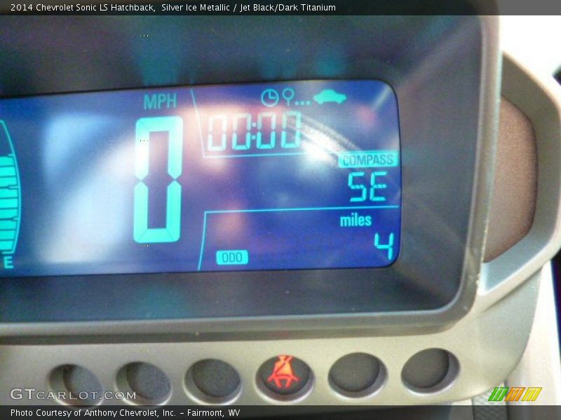 Silver Ice Metallic / Jet Black/Dark Titanium 2014 Chevrolet Sonic LS Hatchback
