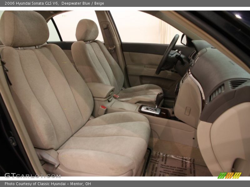 Deepwater Blue / Beige 2006 Hyundai Sonata GLS V6