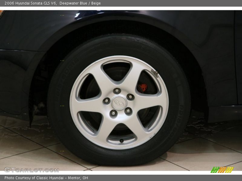 Deepwater Blue / Beige 2006 Hyundai Sonata GLS V6