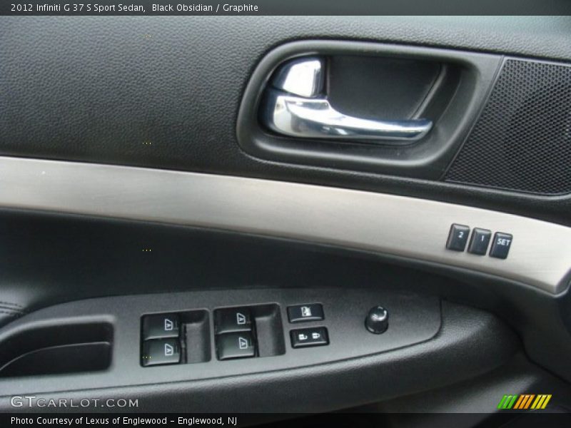 Black Obsidian / Graphite 2012 Infiniti G 37 S Sport Sedan