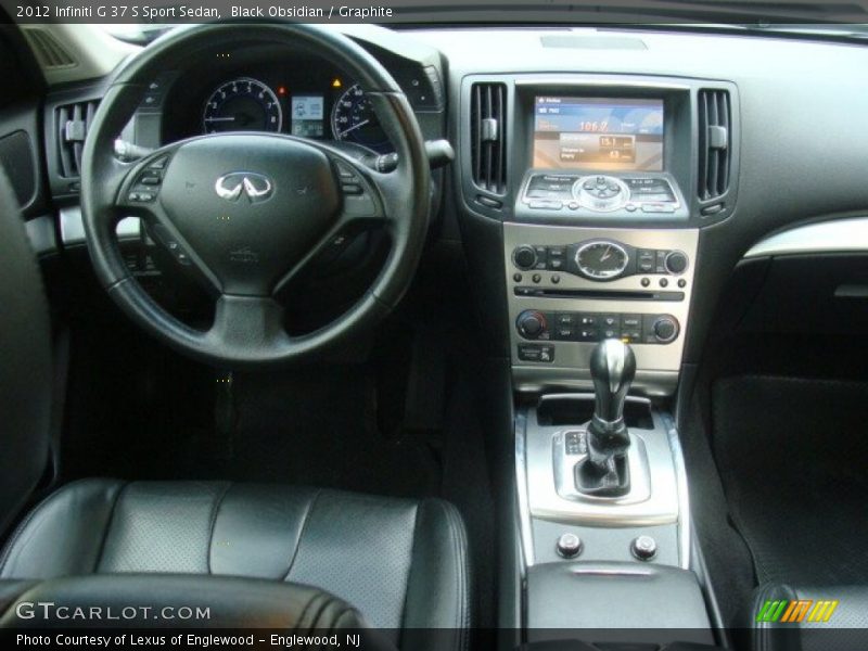 Black Obsidian / Graphite 2012 Infiniti G 37 S Sport Sedan