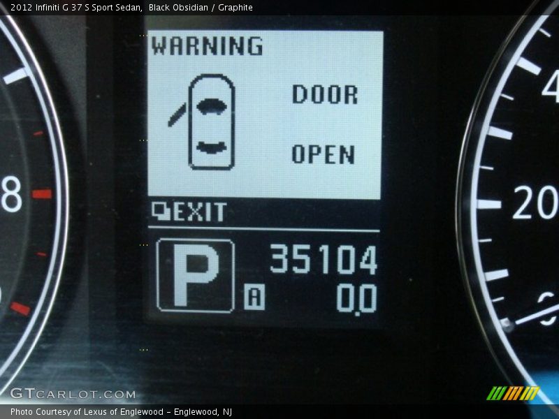 Black Obsidian / Graphite 2012 Infiniti G 37 S Sport Sedan