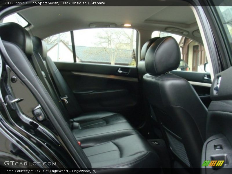 Black Obsidian / Graphite 2012 Infiniti G 37 S Sport Sedan