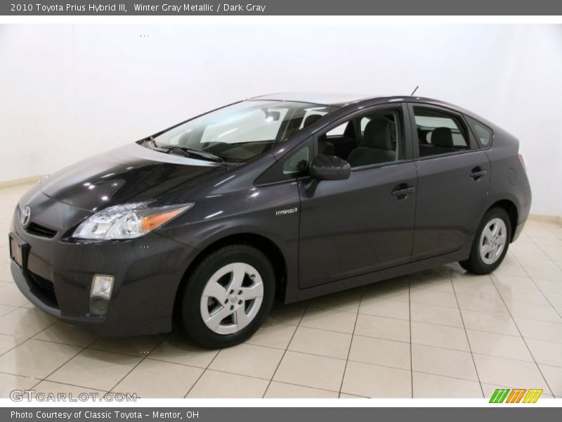 Winter Gray Metallic / Dark Gray 2010 Toyota Prius Hybrid III