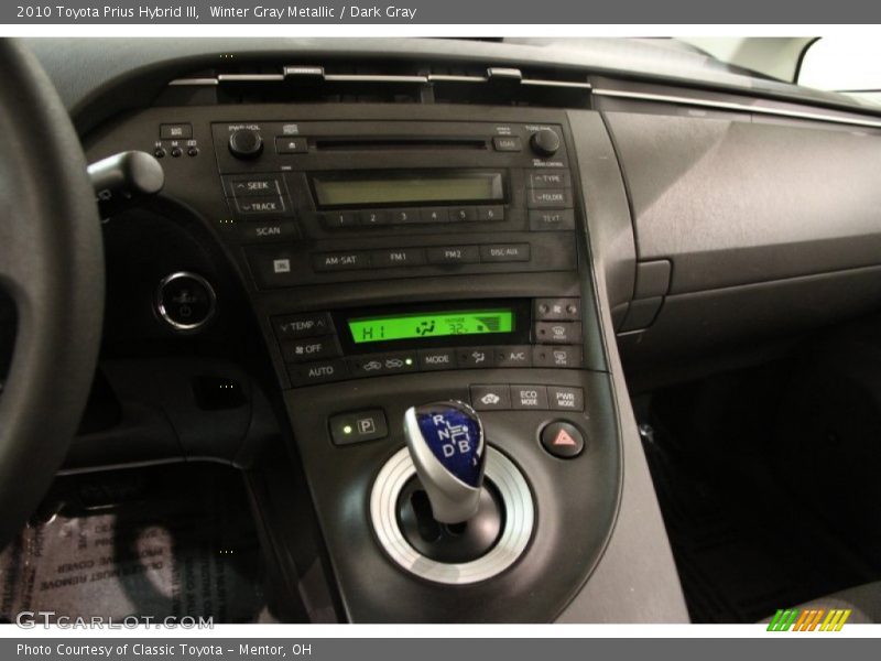 Winter Gray Metallic / Dark Gray 2010 Toyota Prius Hybrid III