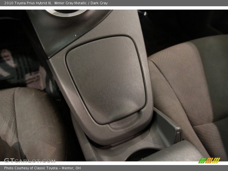 Winter Gray Metallic / Dark Gray 2010 Toyota Prius Hybrid III
