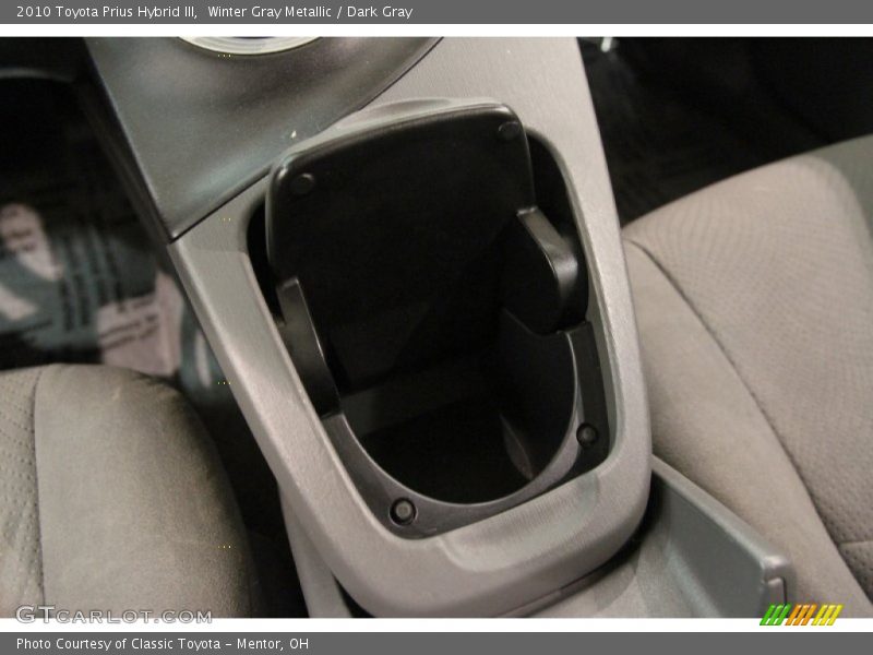 Winter Gray Metallic / Dark Gray 2010 Toyota Prius Hybrid III