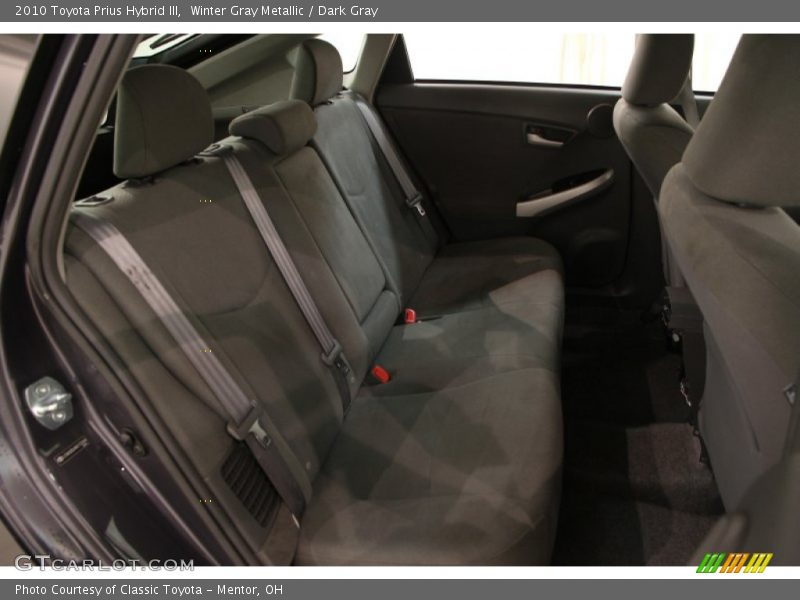 Winter Gray Metallic / Dark Gray 2010 Toyota Prius Hybrid III