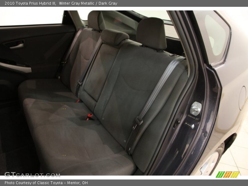 Winter Gray Metallic / Dark Gray 2010 Toyota Prius Hybrid III
