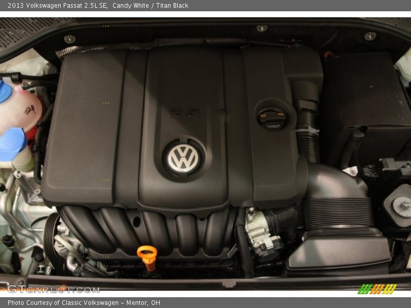 Candy White / Titan Black 2013 Volkswagen Passat 2.5L SE