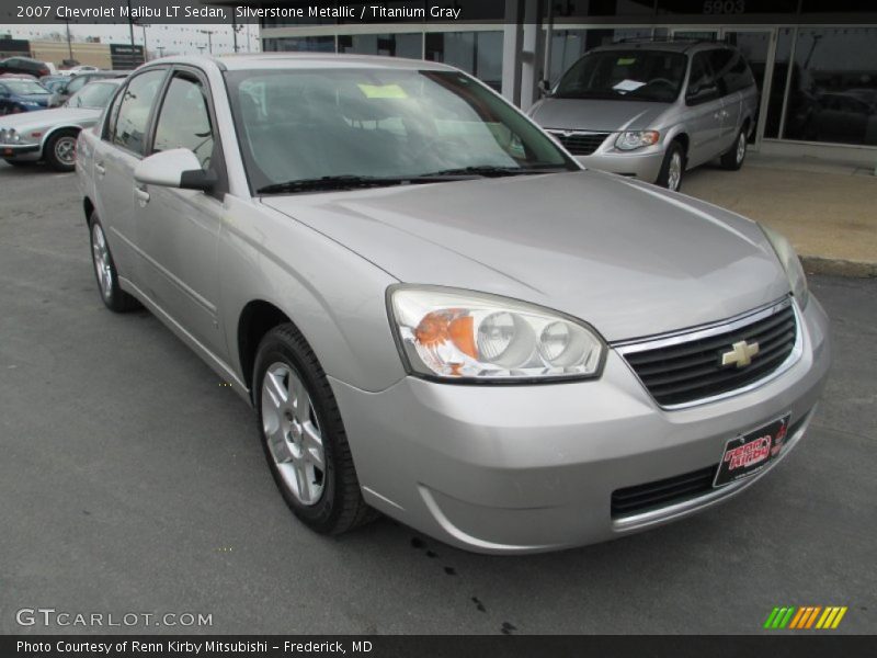 Silverstone Metallic / Titanium Gray 2007 Chevrolet Malibu LT Sedan