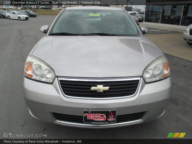 Silverstone Metallic / Titanium Gray 2007 Chevrolet Malibu LT Sedan