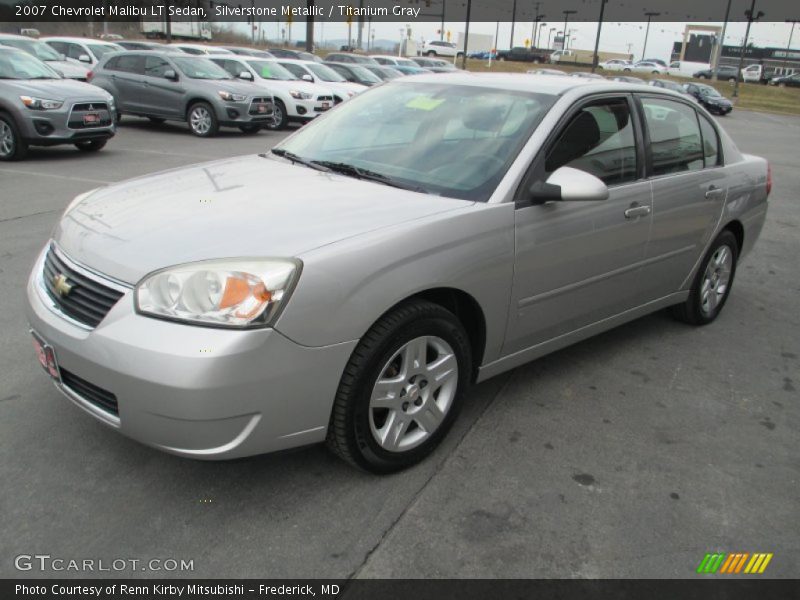 Silverstone Metallic / Titanium Gray 2007 Chevrolet Malibu LT Sedan