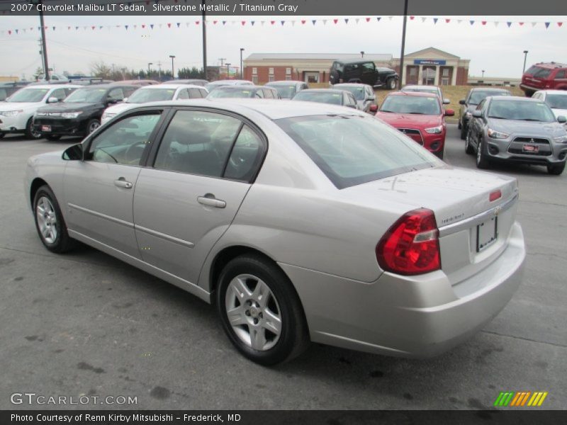 Silverstone Metallic / Titanium Gray 2007 Chevrolet Malibu LT Sedan