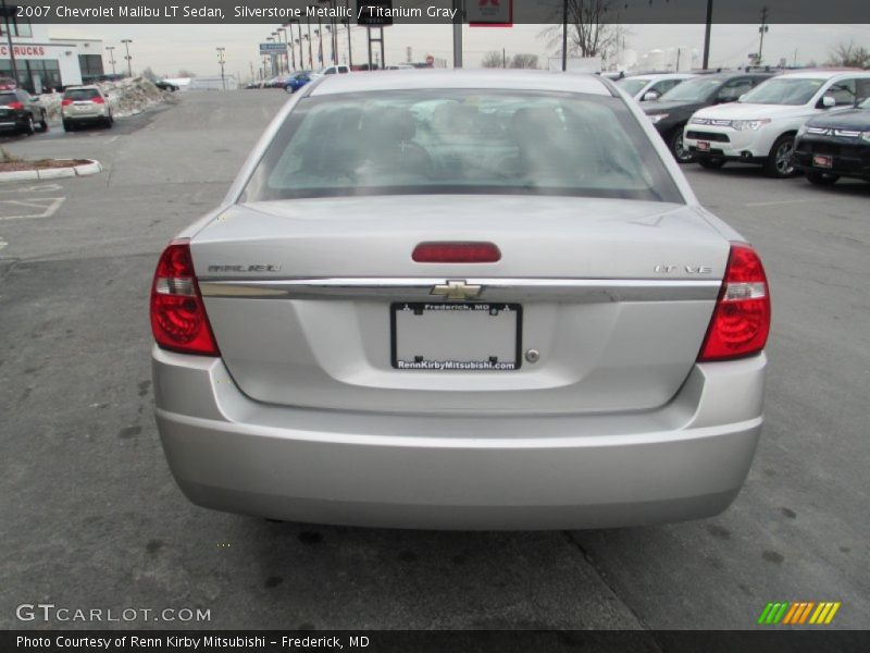 Silverstone Metallic / Titanium Gray 2007 Chevrolet Malibu LT Sedan