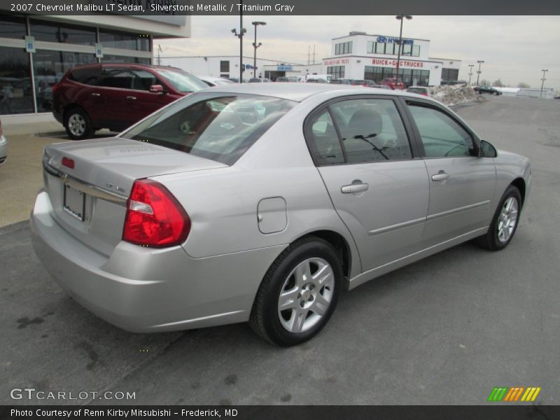 Silverstone Metallic / Titanium Gray 2007 Chevrolet Malibu LT Sedan