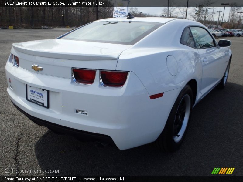 Summit White / Black 2013 Chevrolet Camaro LS Coupe