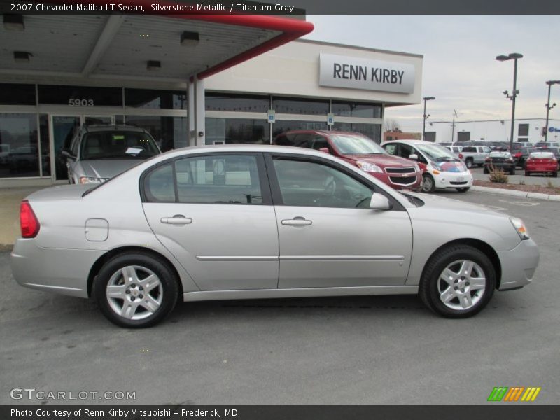 Silverstone Metallic / Titanium Gray 2007 Chevrolet Malibu LT Sedan