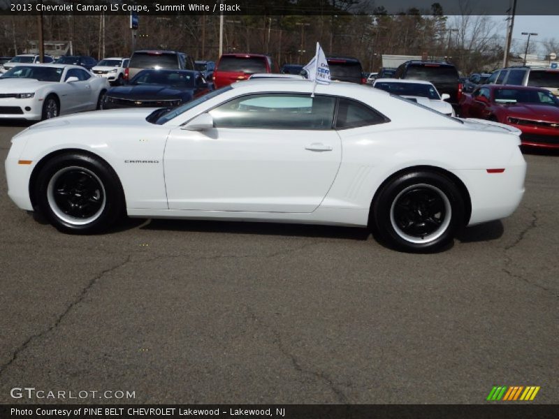 Summit White / Black 2013 Chevrolet Camaro LS Coupe