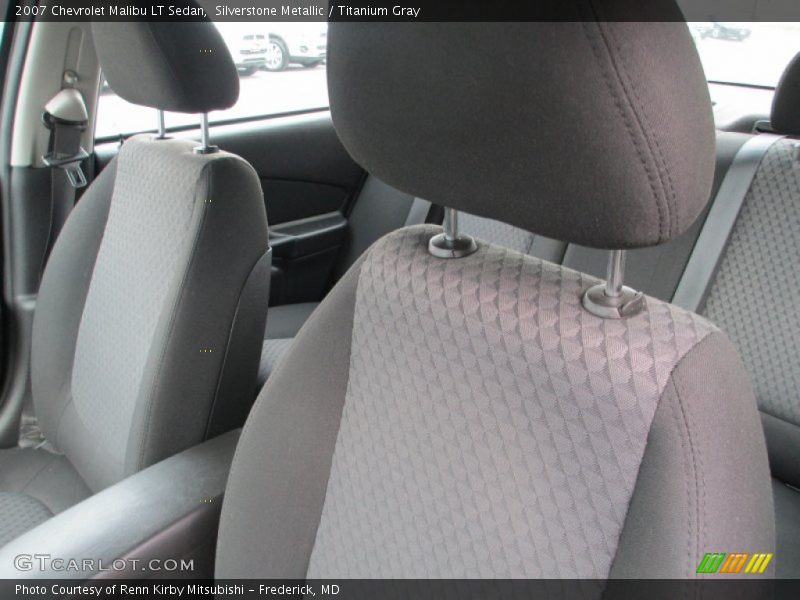 Silverstone Metallic / Titanium Gray 2007 Chevrolet Malibu LT Sedan