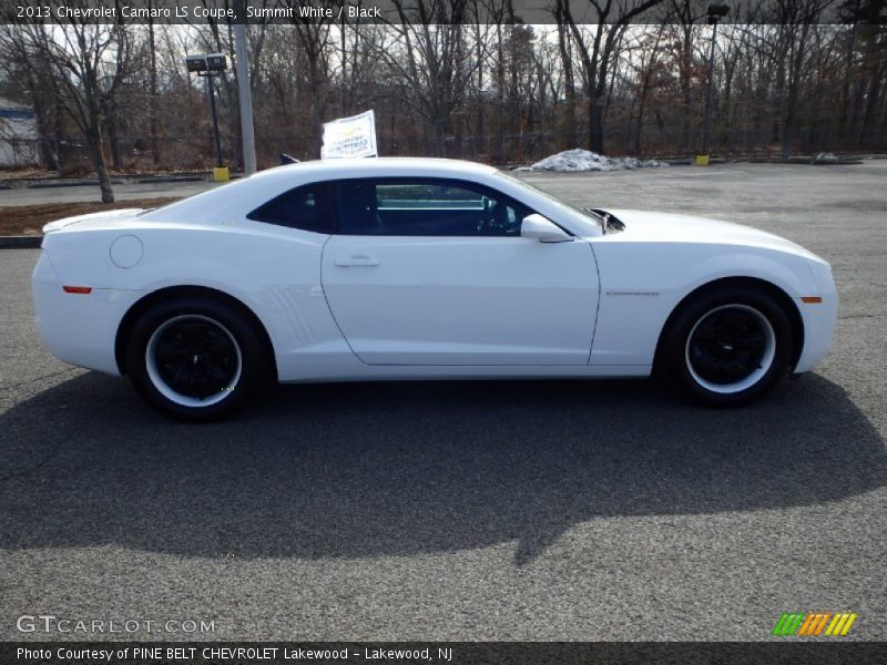 Summit White / Black 2013 Chevrolet Camaro LS Coupe