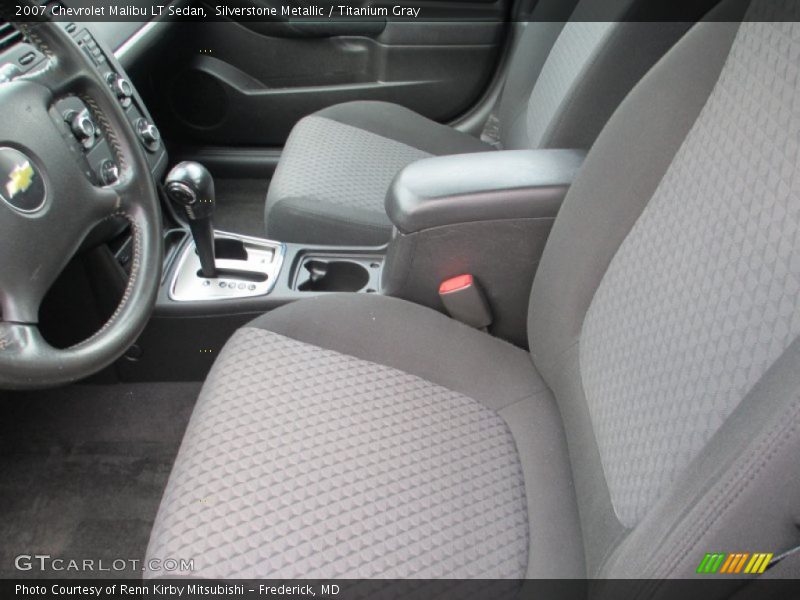 Silverstone Metallic / Titanium Gray 2007 Chevrolet Malibu LT Sedan