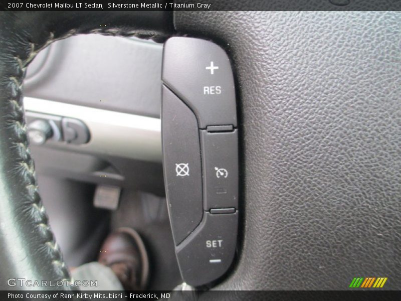 Silverstone Metallic / Titanium Gray 2007 Chevrolet Malibu LT Sedan