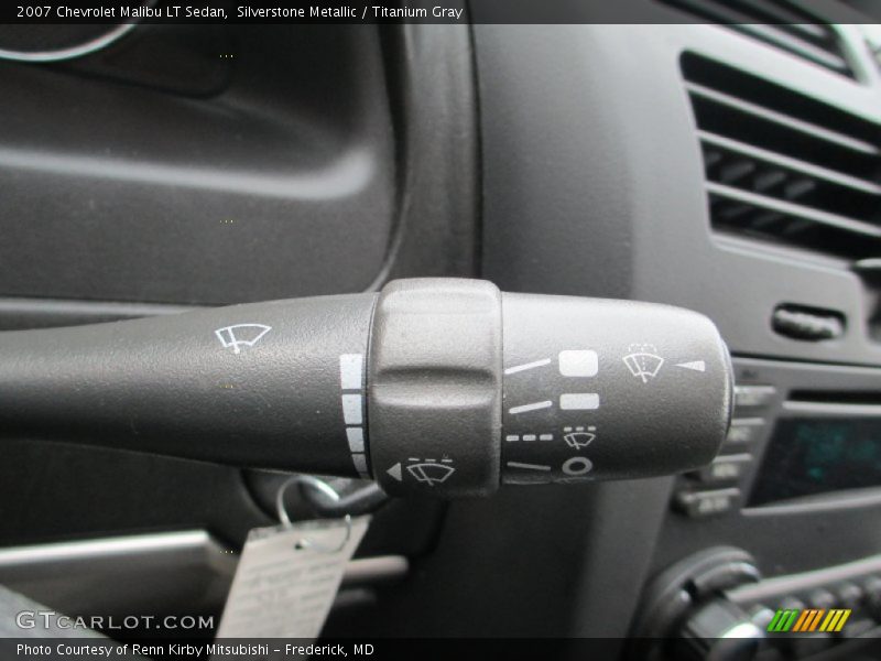 Silverstone Metallic / Titanium Gray 2007 Chevrolet Malibu LT Sedan