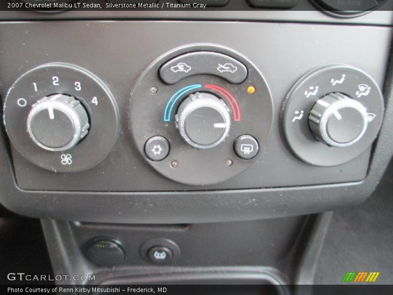 Silverstone Metallic / Titanium Gray 2007 Chevrolet Malibu LT Sedan