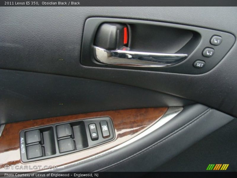 Obsidian Black / Black 2011 Lexus ES 350