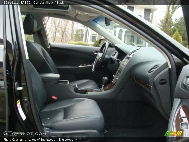 Obsidian Black / Black 2011 Lexus ES 350