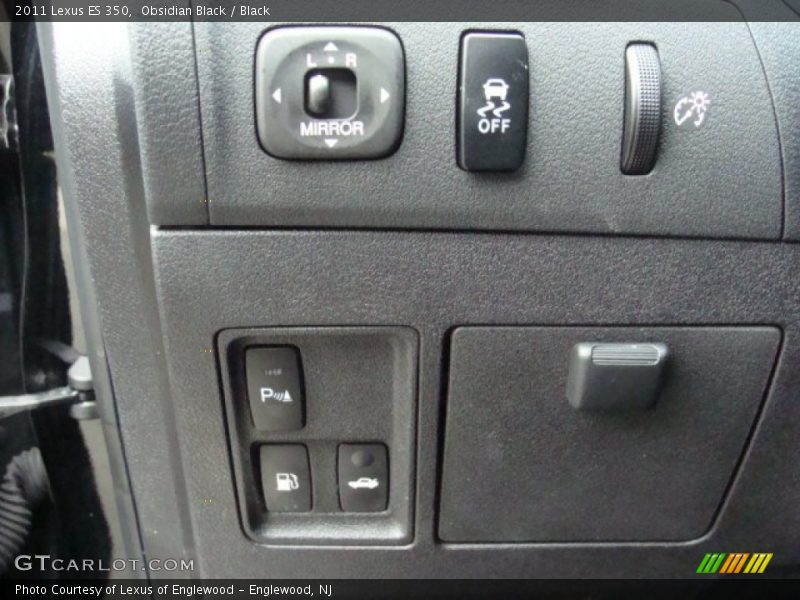 Obsidian Black / Black 2011 Lexus ES 350