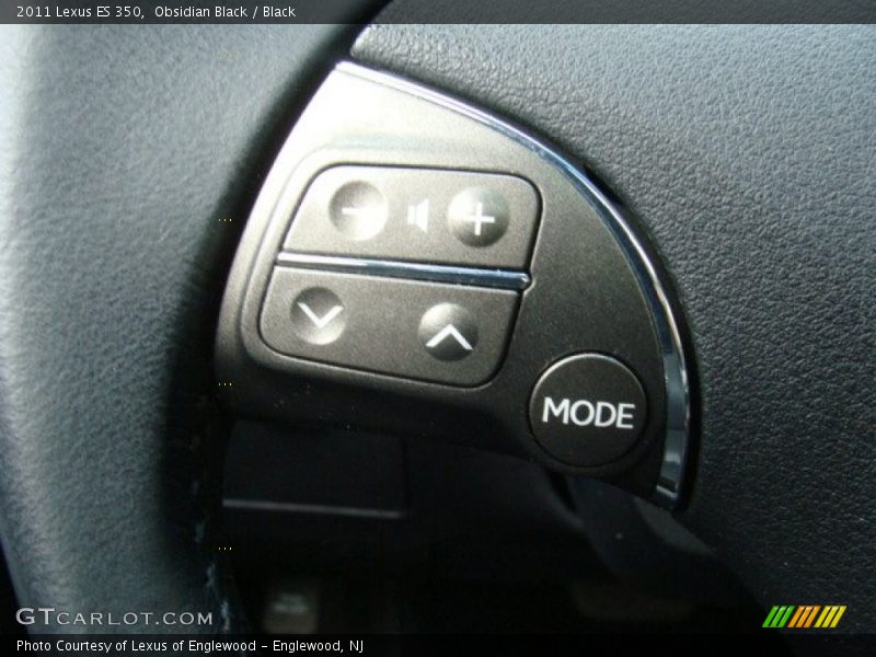 Obsidian Black / Black 2011 Lexus ES 350