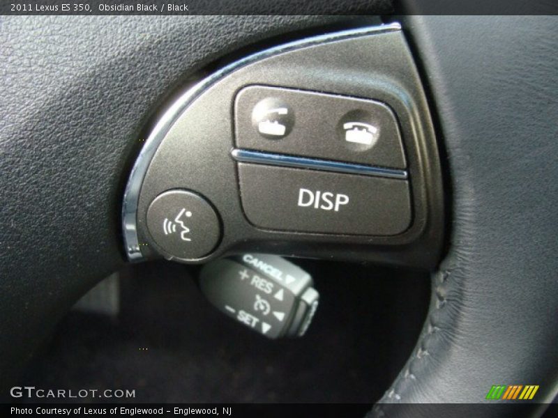 Obsidian Black / Black 2011 Lexus ES 350