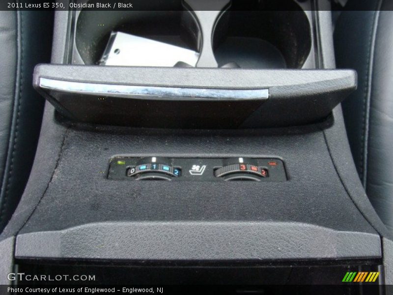 Obsidian Black / Black 2011 Lexus ES 350