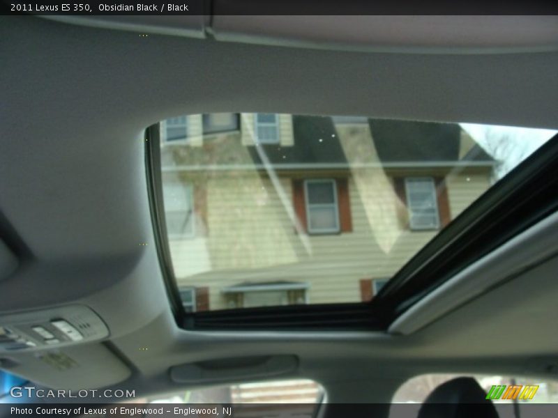 Obsidian Black / Black 2011 Lexus ES 350