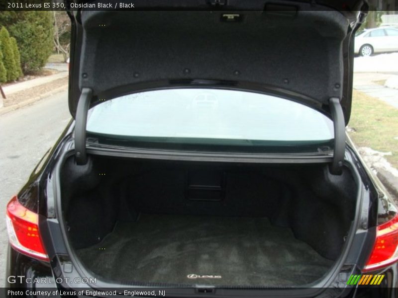 Obsidian Black / Black 2011 Lexus ES 350