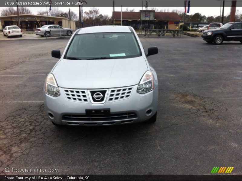 Silver Ice / Gray 2009 Nissan Rogue S AWD