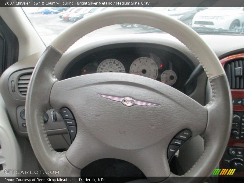 Bright Silver Metallic / Medium Slate Gray 2007 Chrysler Town & Country Touring
