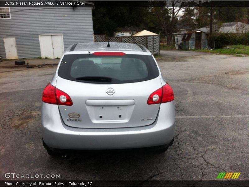 Silver Ice / Gray 2009 Nissan Rogue S AWD