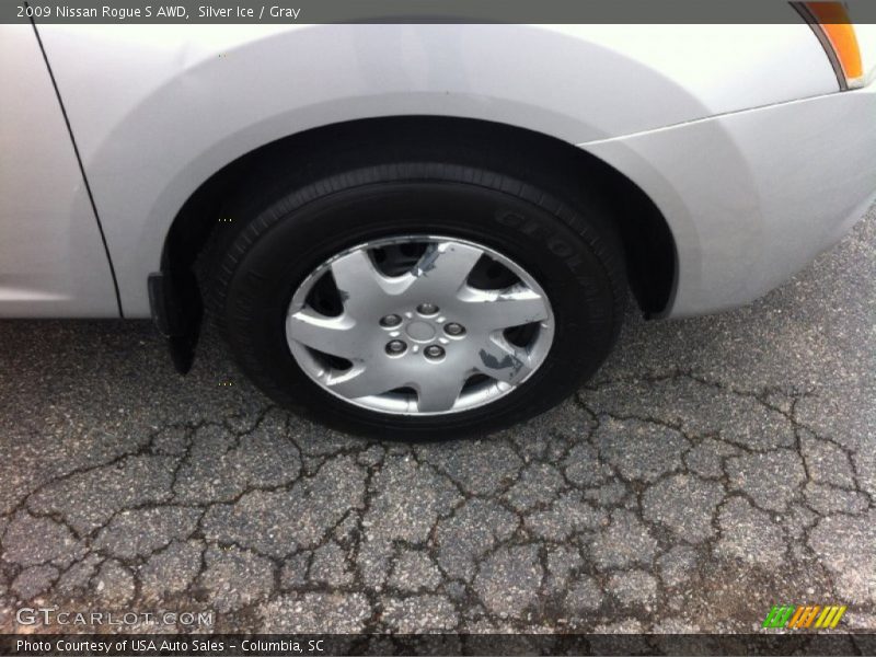 Silver Ice / Gray 2009 Nissan Rogue S AWD