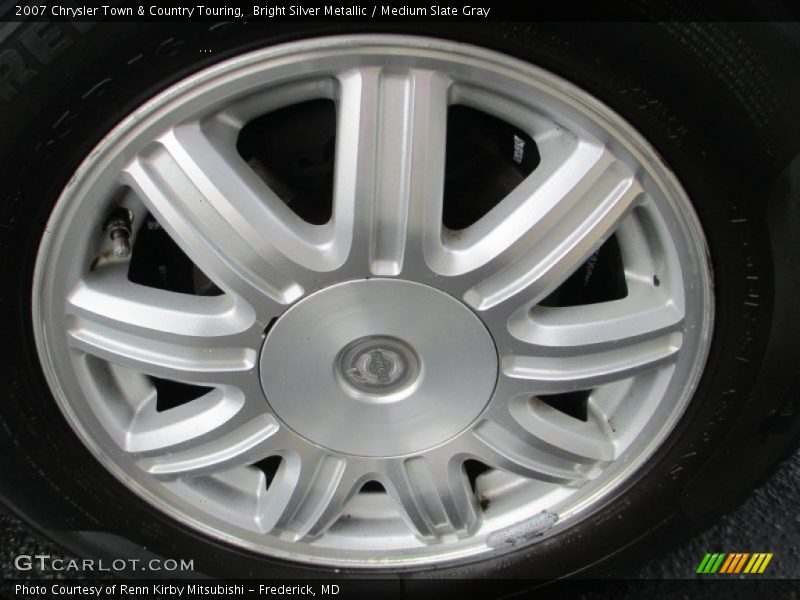 Bright Silver Metallic / Medium Slate Gray 2007 Chrysler Town & Country Touring